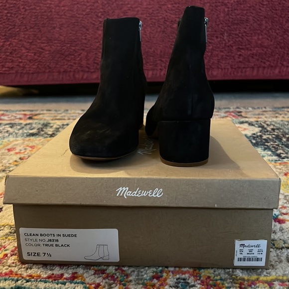 Madewell Jada Boot Black Suede - Picture 3 of 8